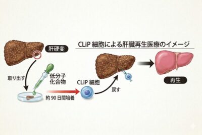 【最新医療ニュース】肝硬変が治る時代へ?長崎大の「細胞若返り」臨床研究と、今すぐできる再生医療のアイキャッチ画像